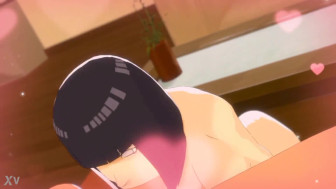 Hinata oral sex Animation
